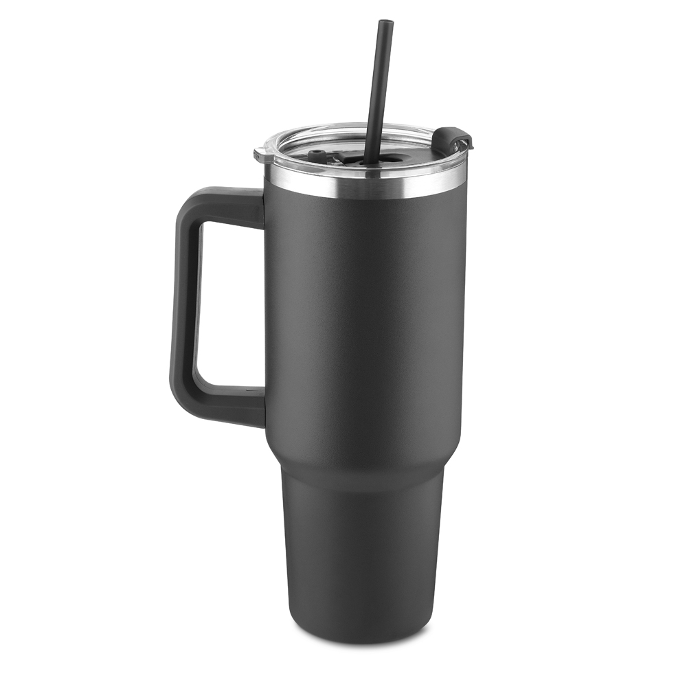 Caneca Térmica em Aço Inox — cor Preto