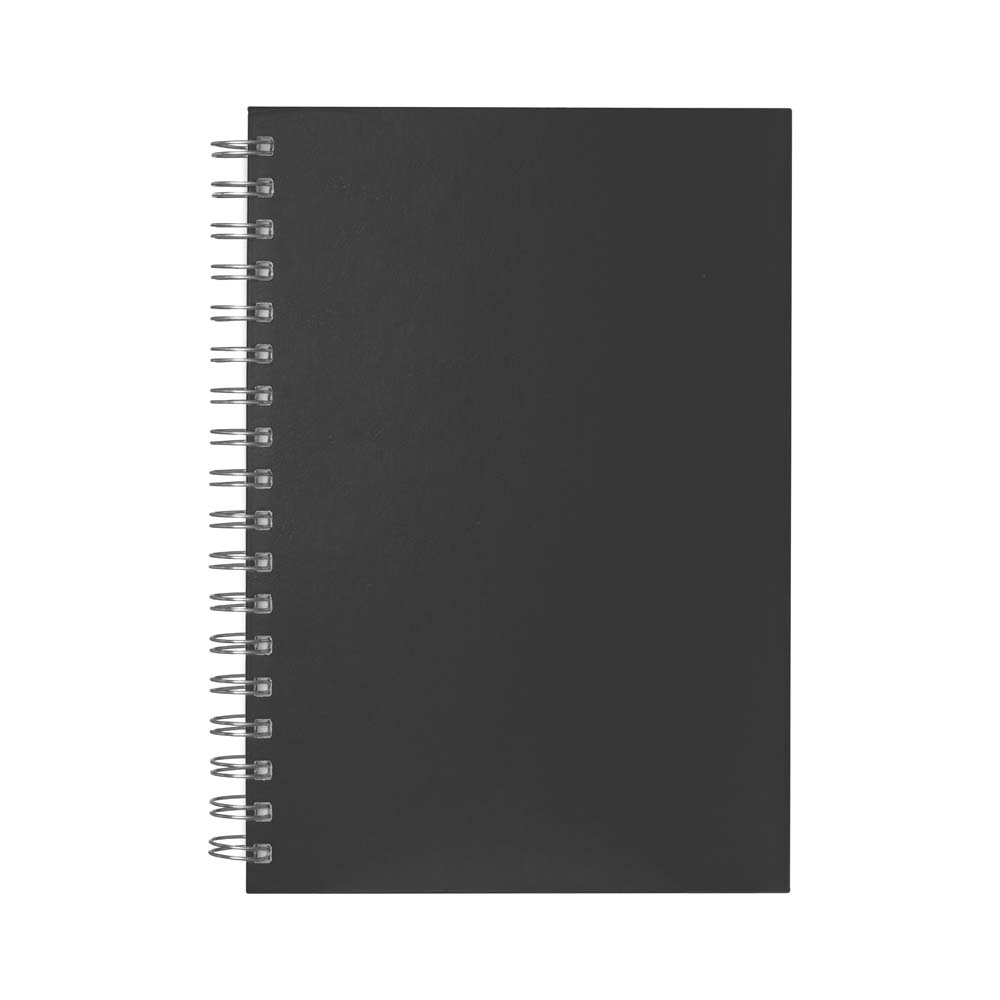 Caderno B5 Planner Capa em Percalux — cor Preto
