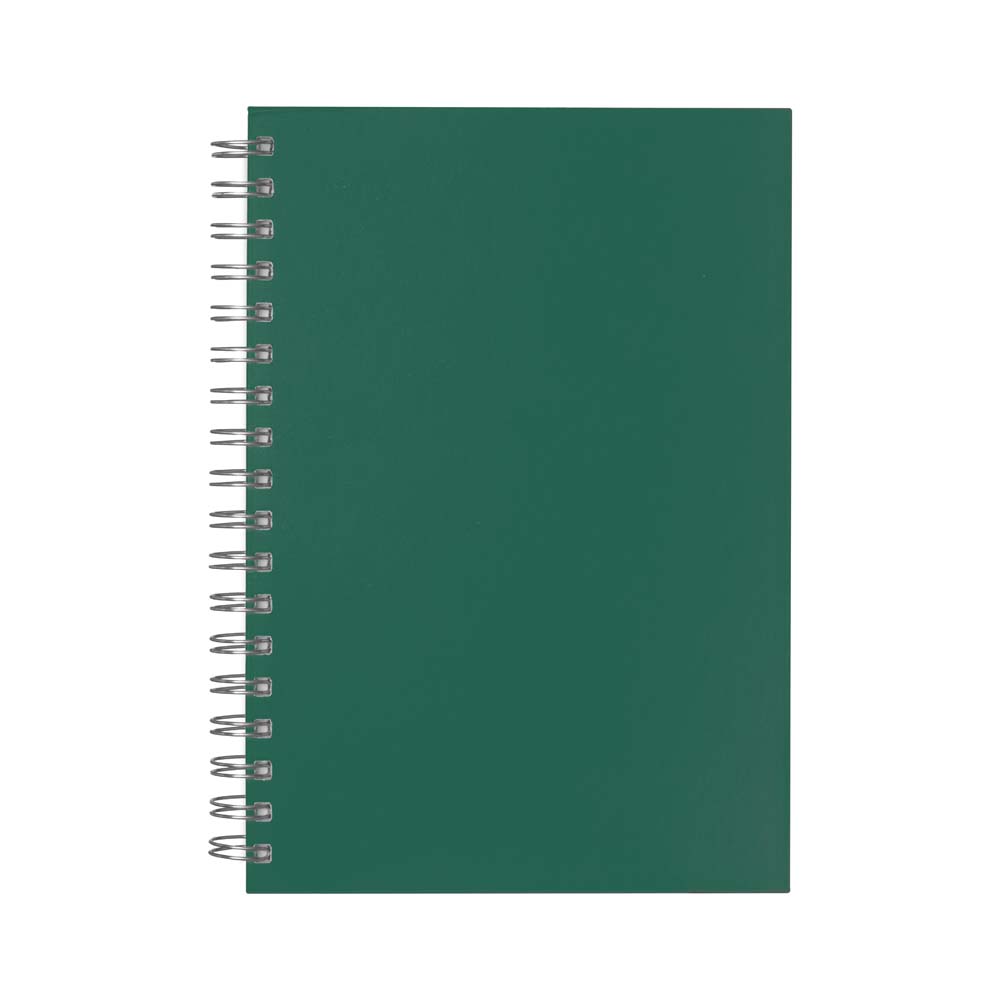 Caderno B5 Planner Capa em Percalux — cor Verde
