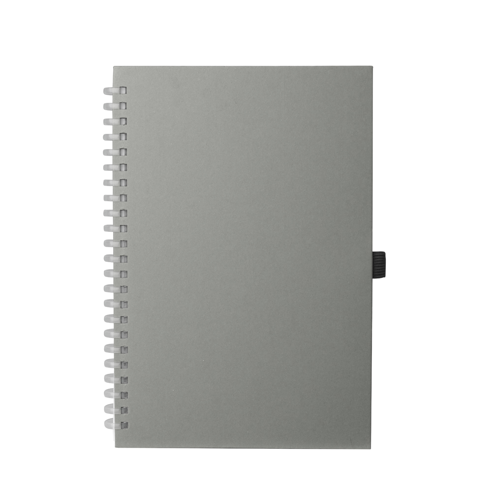 Caderno A5 Capa Dura (21x14,5) — cor Cinza