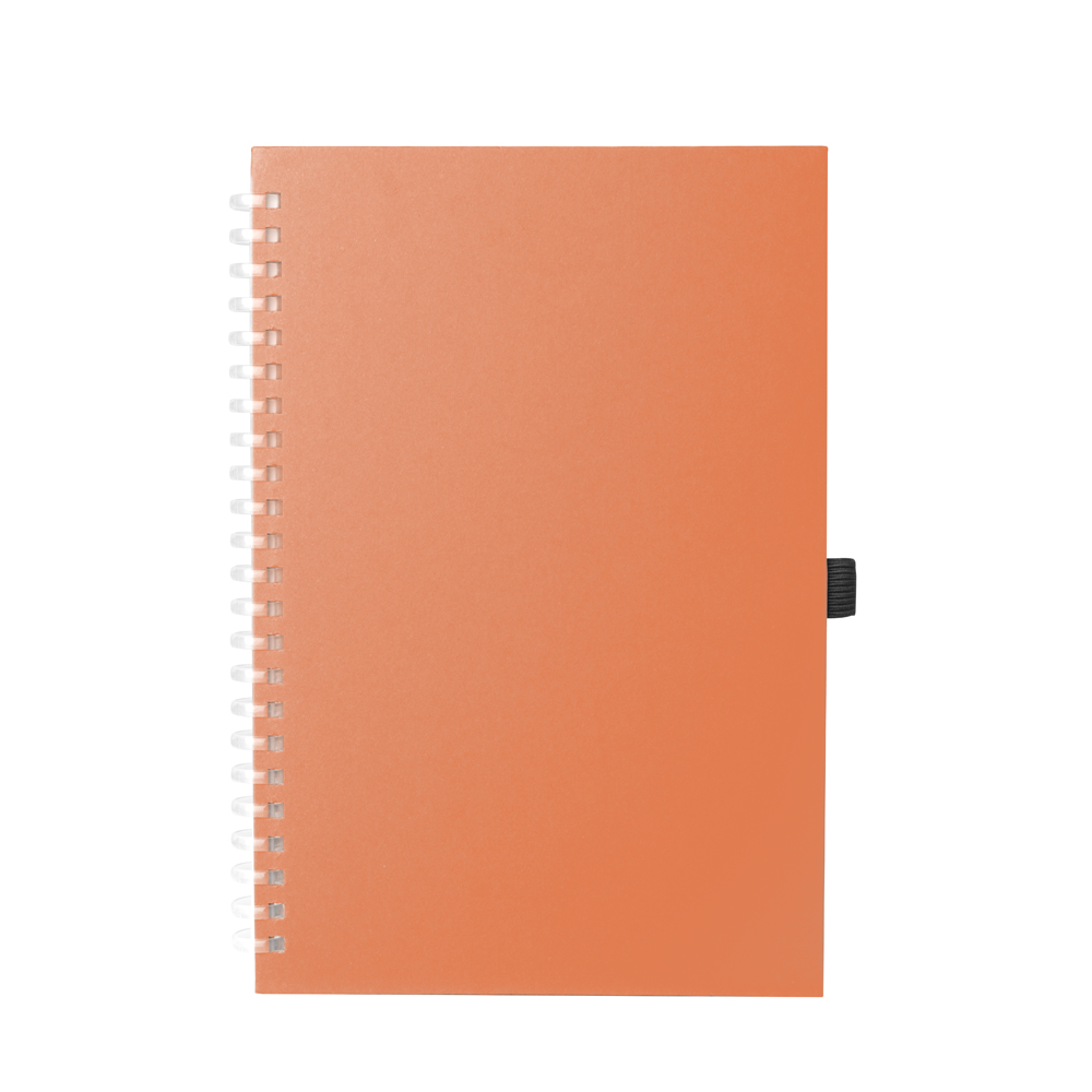 Caderno A5 Capa Dura (21x14,5) — cor Laranja