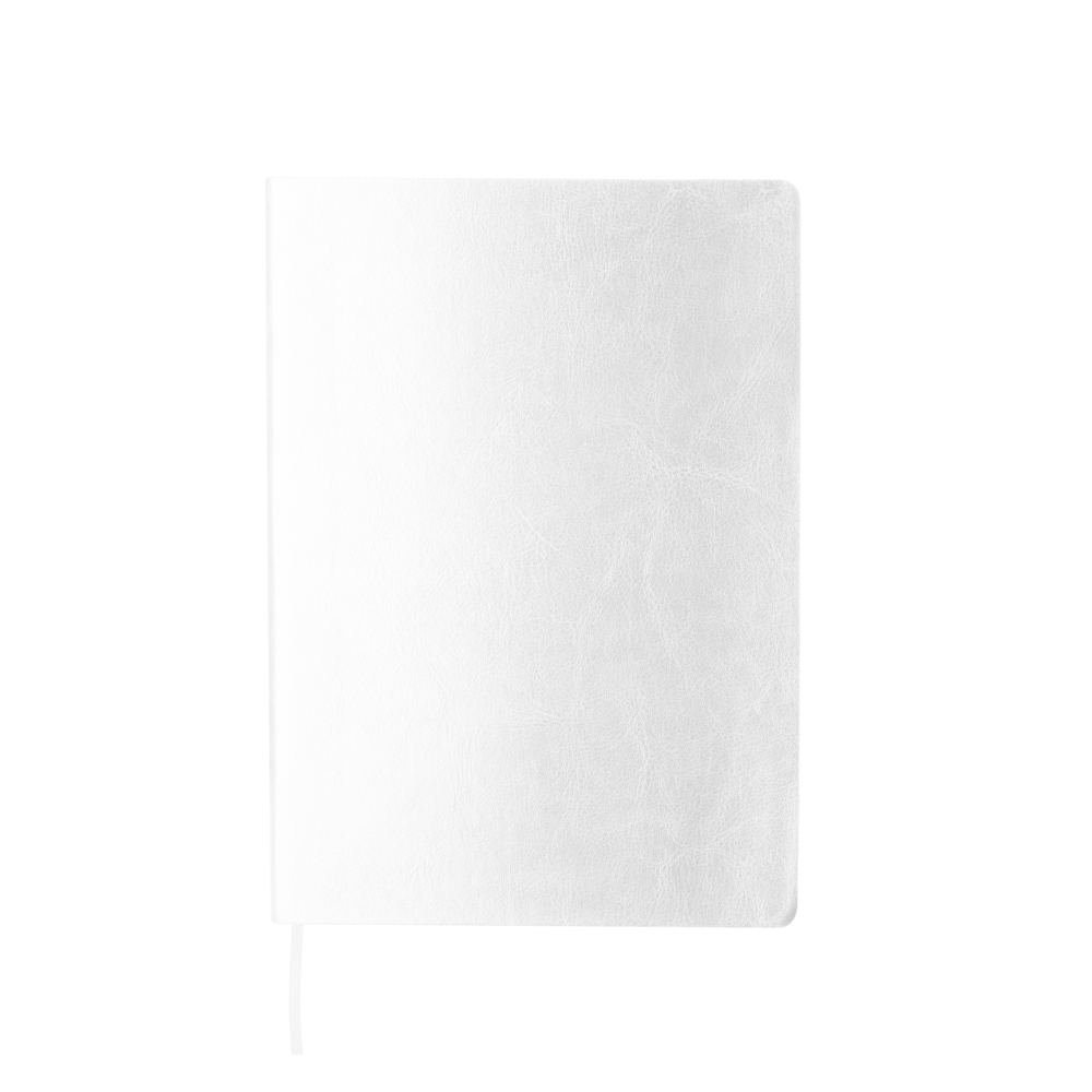 Caderno A5 em Pu (21x14,9cm) — cor Branco