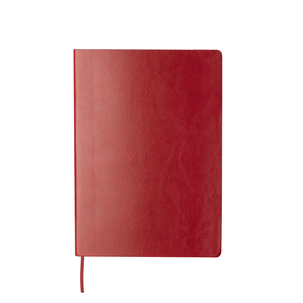Caderno A5 em Pu (21x14,9cm) — cor Vermelho