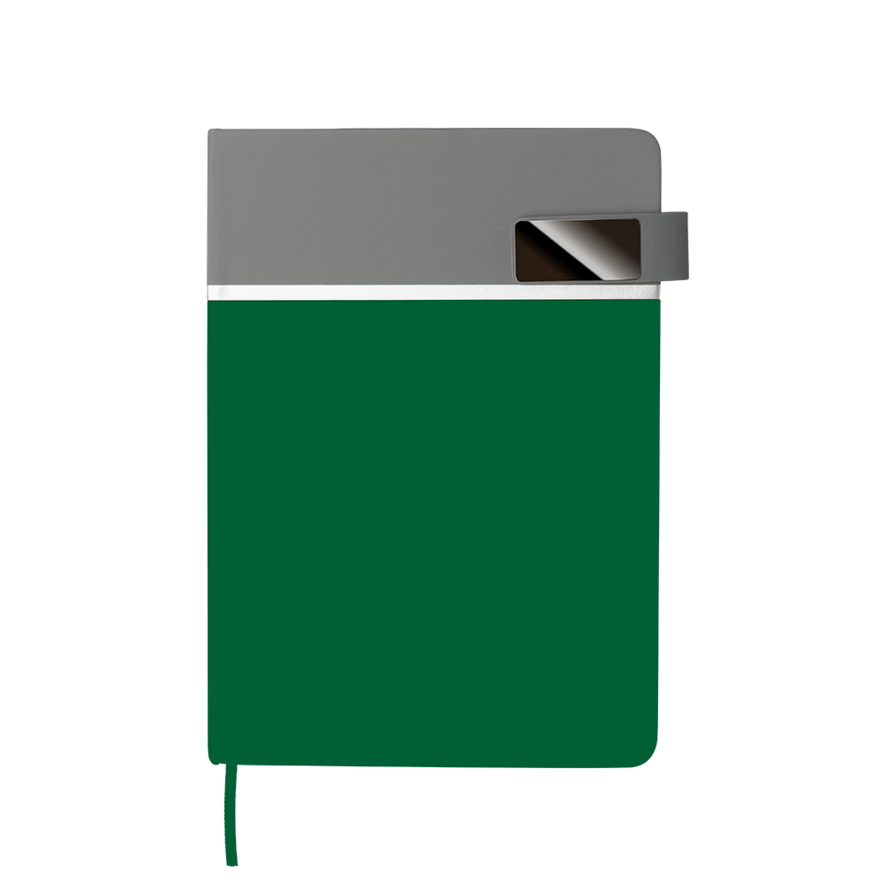 Caderno A5 em Pu (21x15cm) — cor Verde